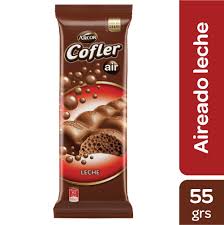 CHOCOLATE COFLER AIR 55 GRS LECHE (NEGRO)